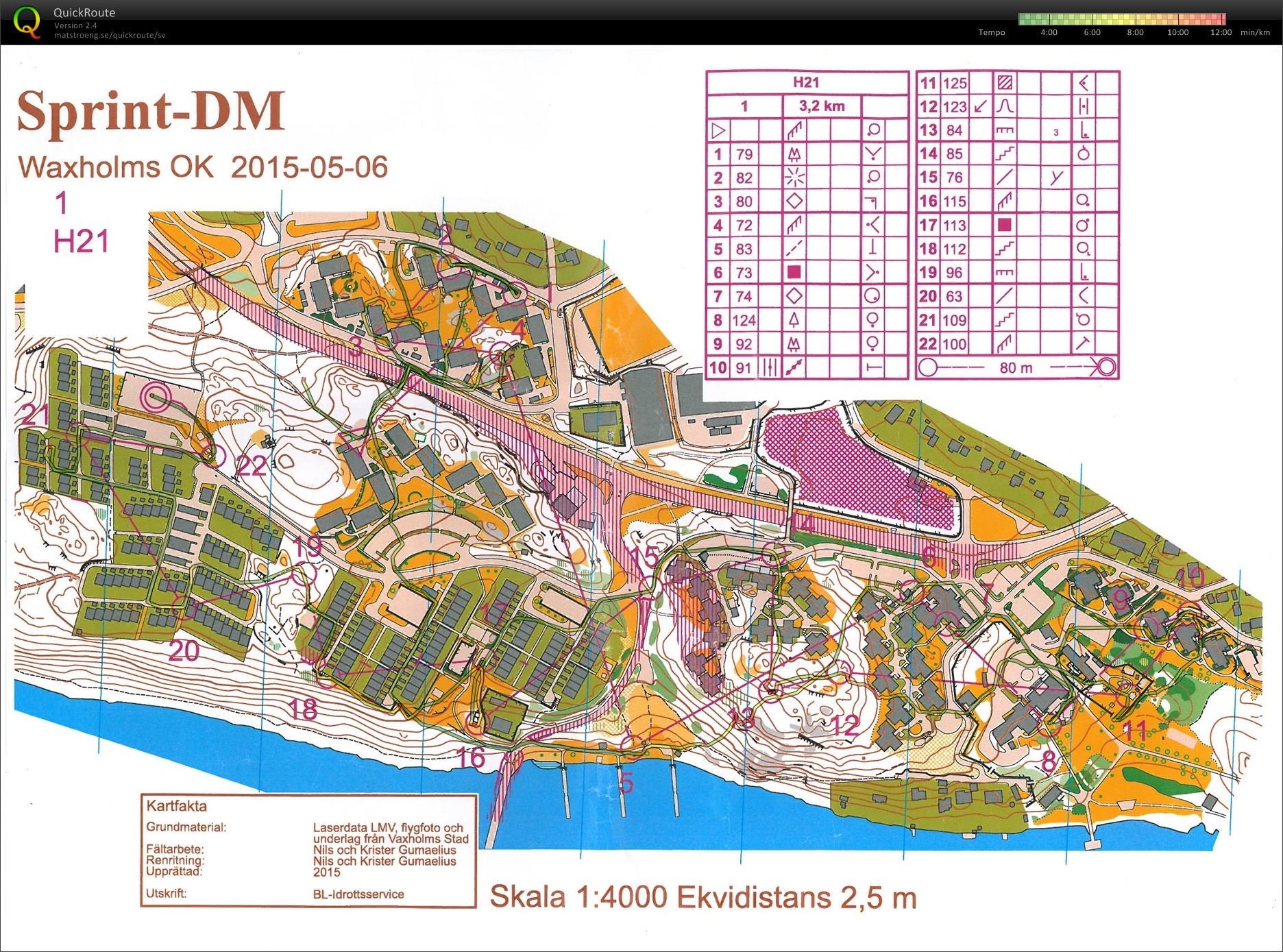 DM sprint Stockholm (H21) (06-05-2015)