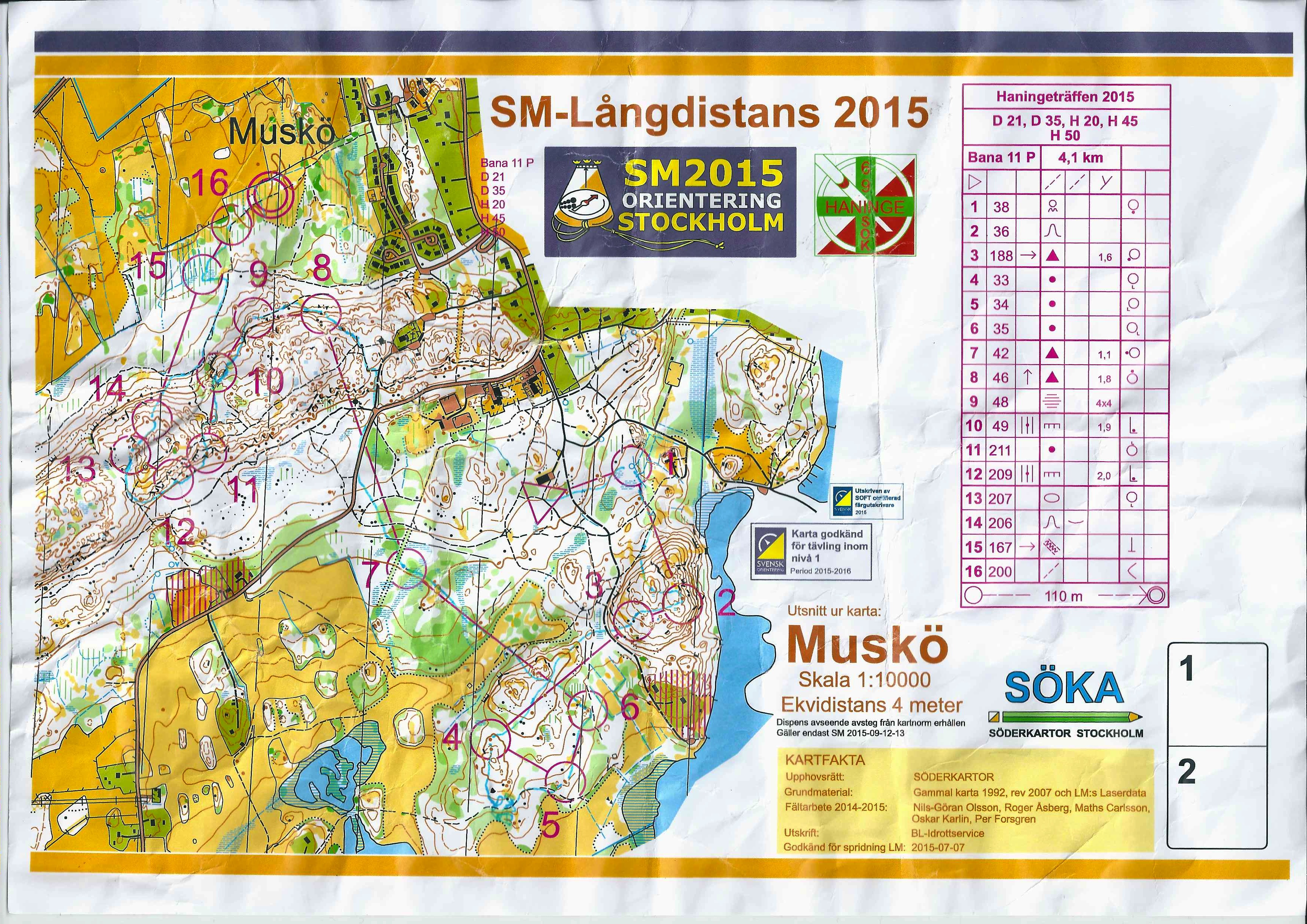 SM Lång - Publiktävling (13-09-2015)