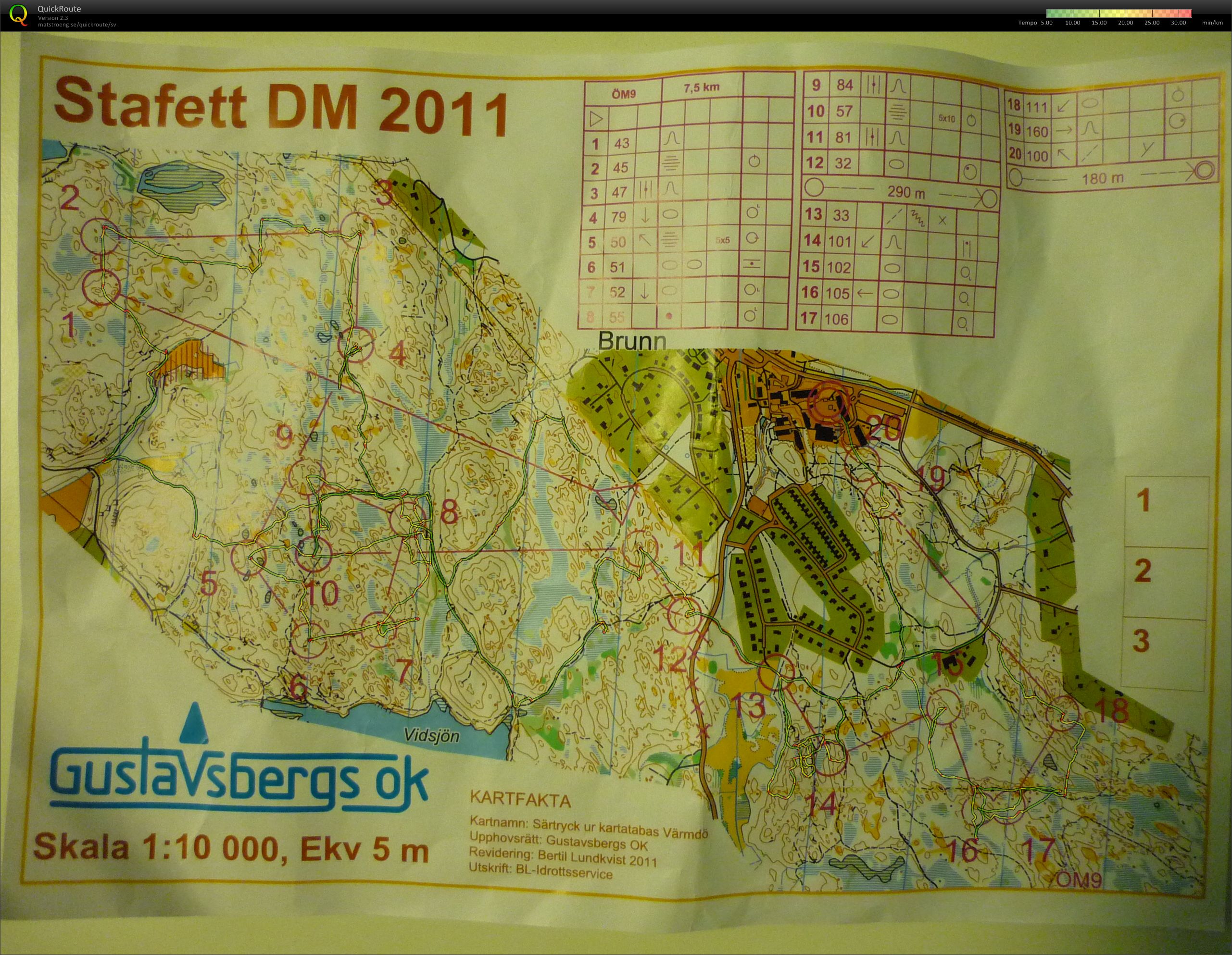 Stafett DM Stockholm (2011-09-04)