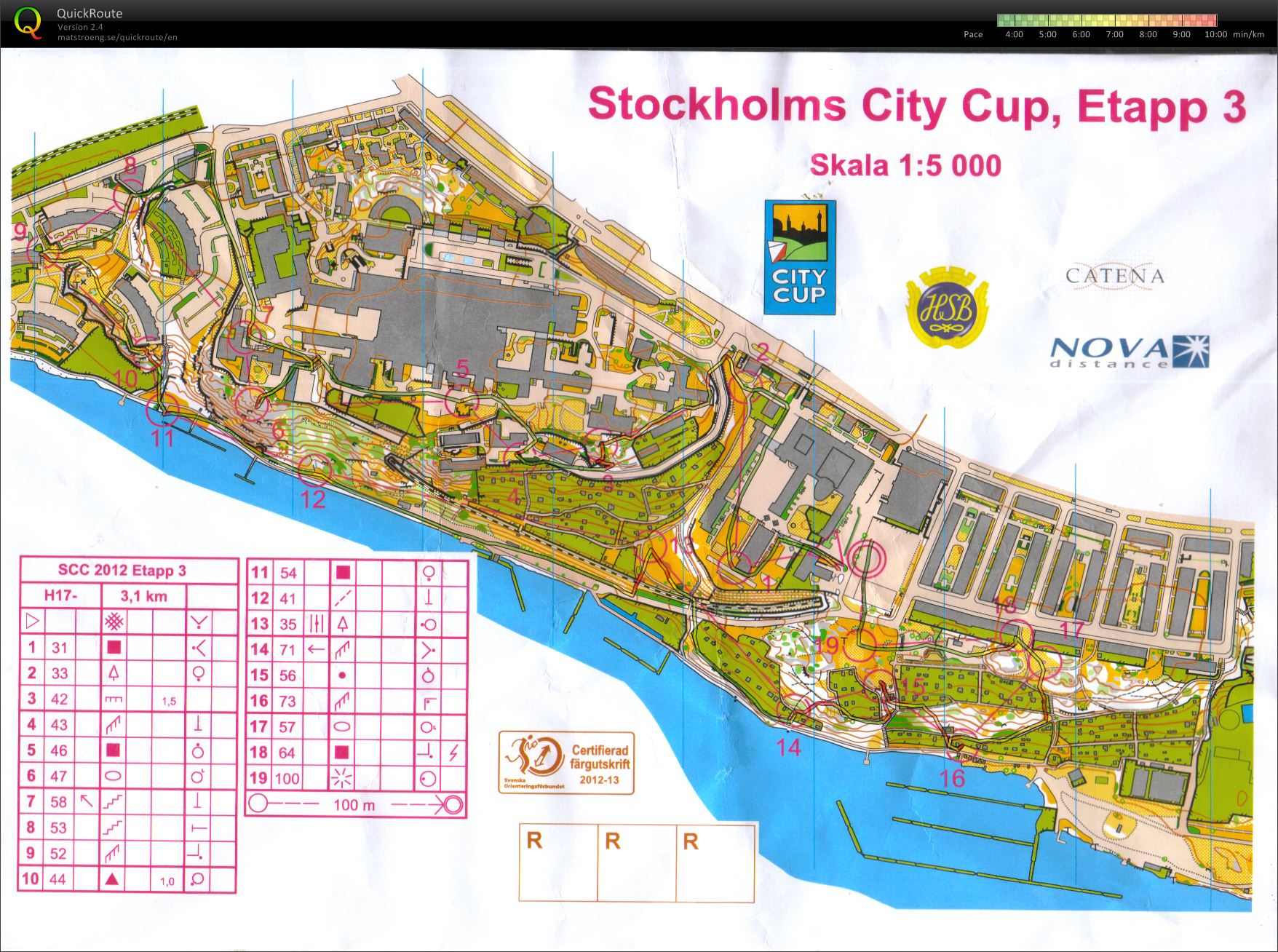 Stockholm City Cup, etapp 3 (13.06.2012)