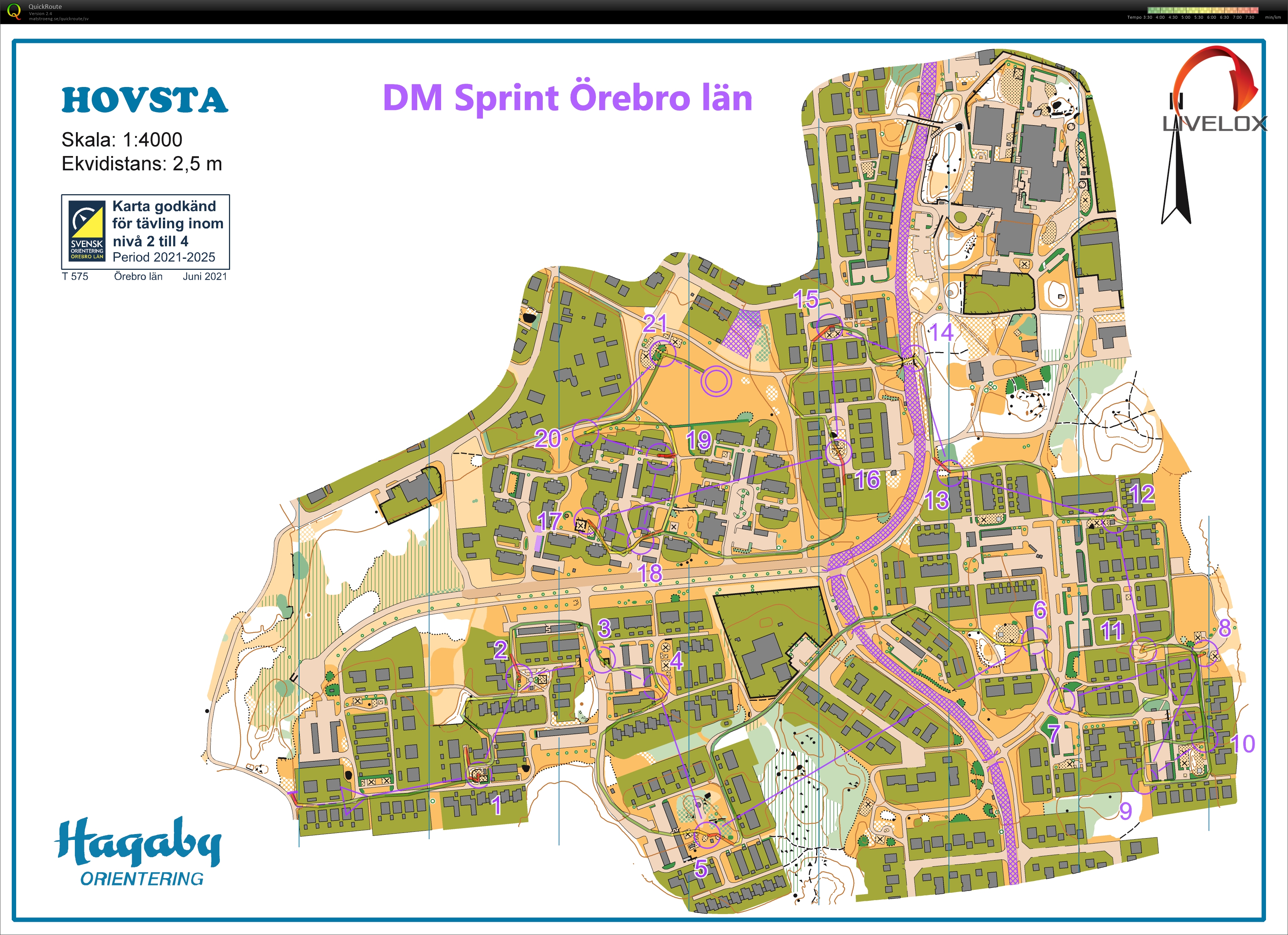DM sprint Örebro (12.06.2021)