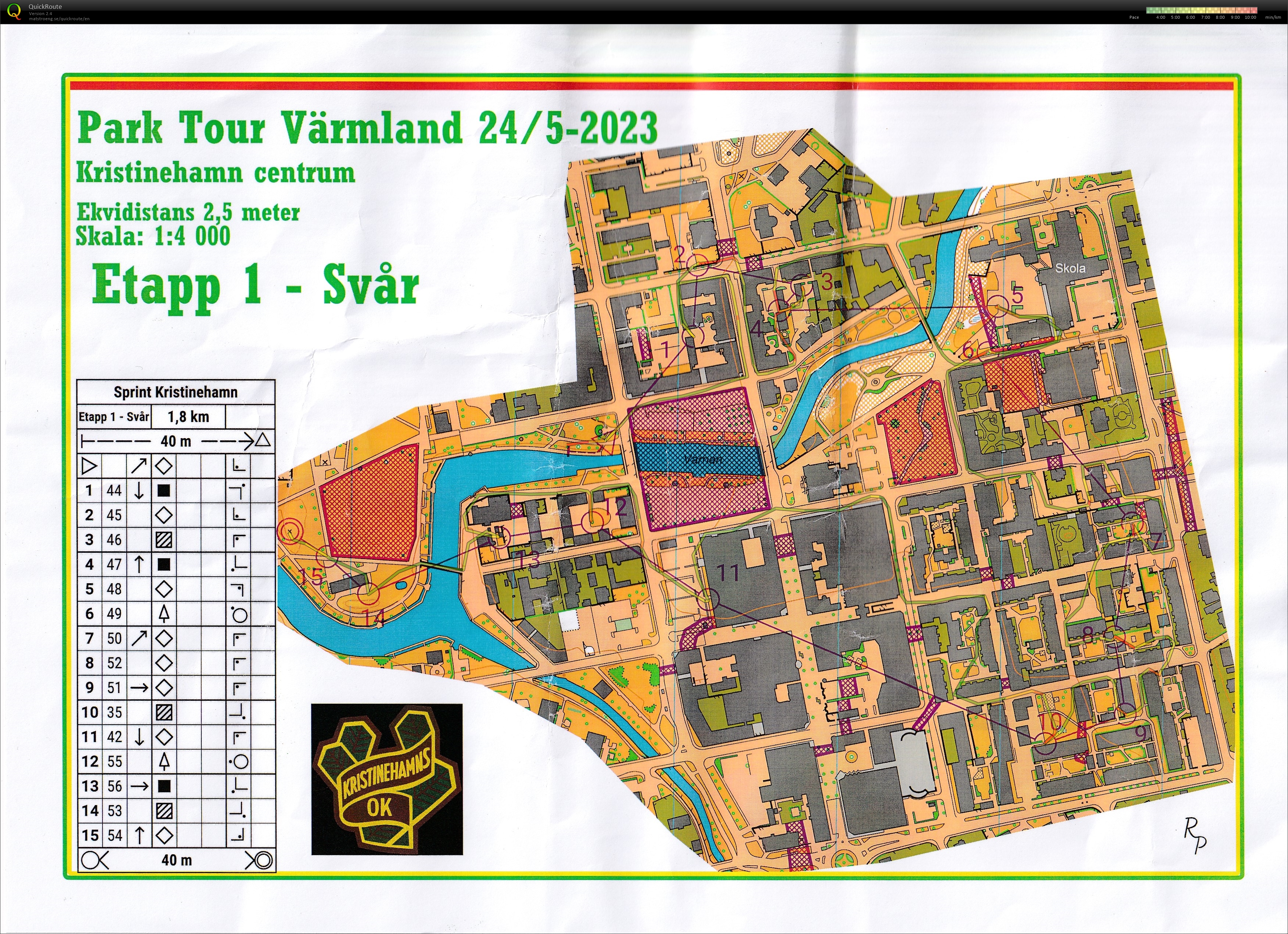 Park Tour Värmland, etapp 1 (2023-05-24)