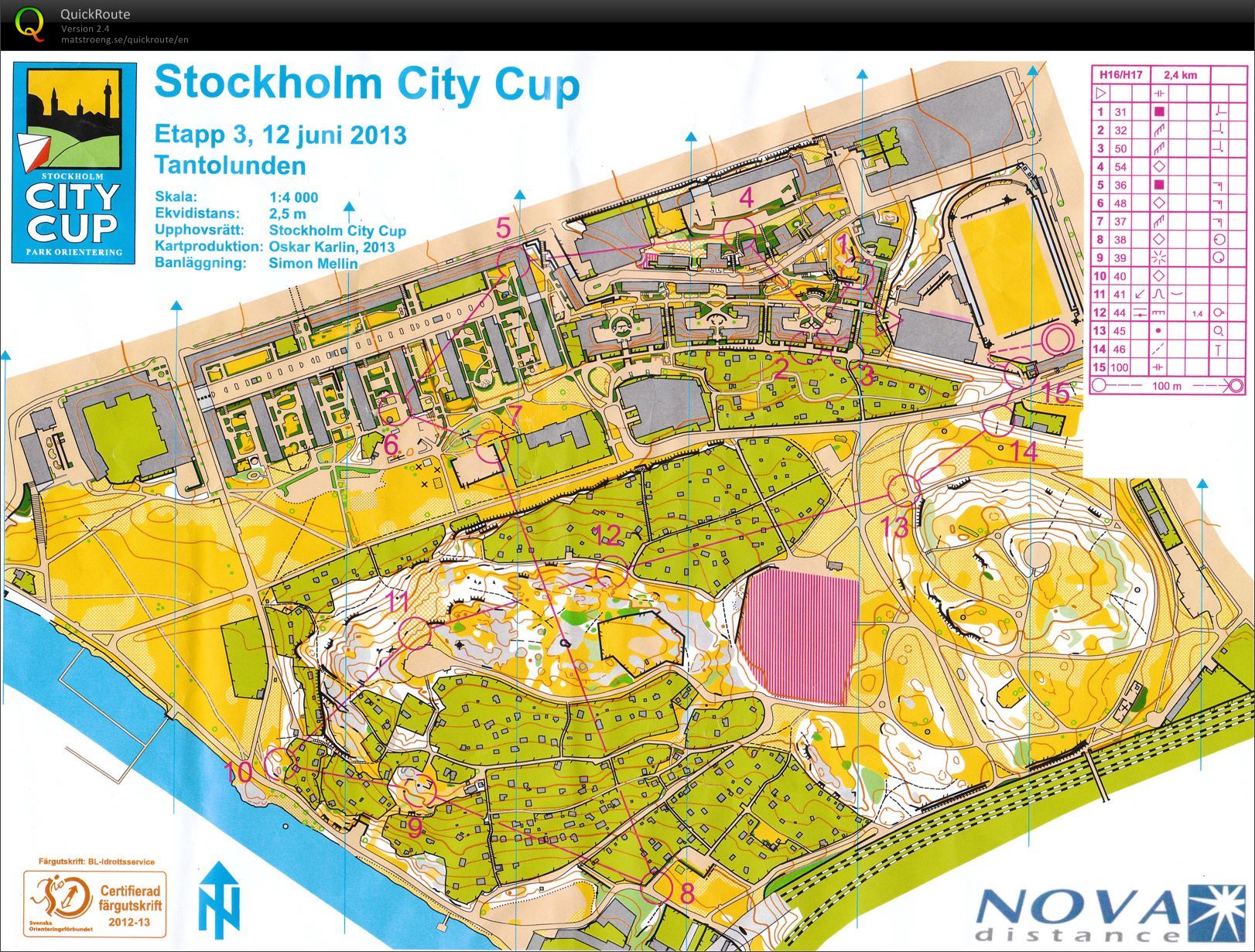 Stockholm City Cup 3 (2013-06-12)