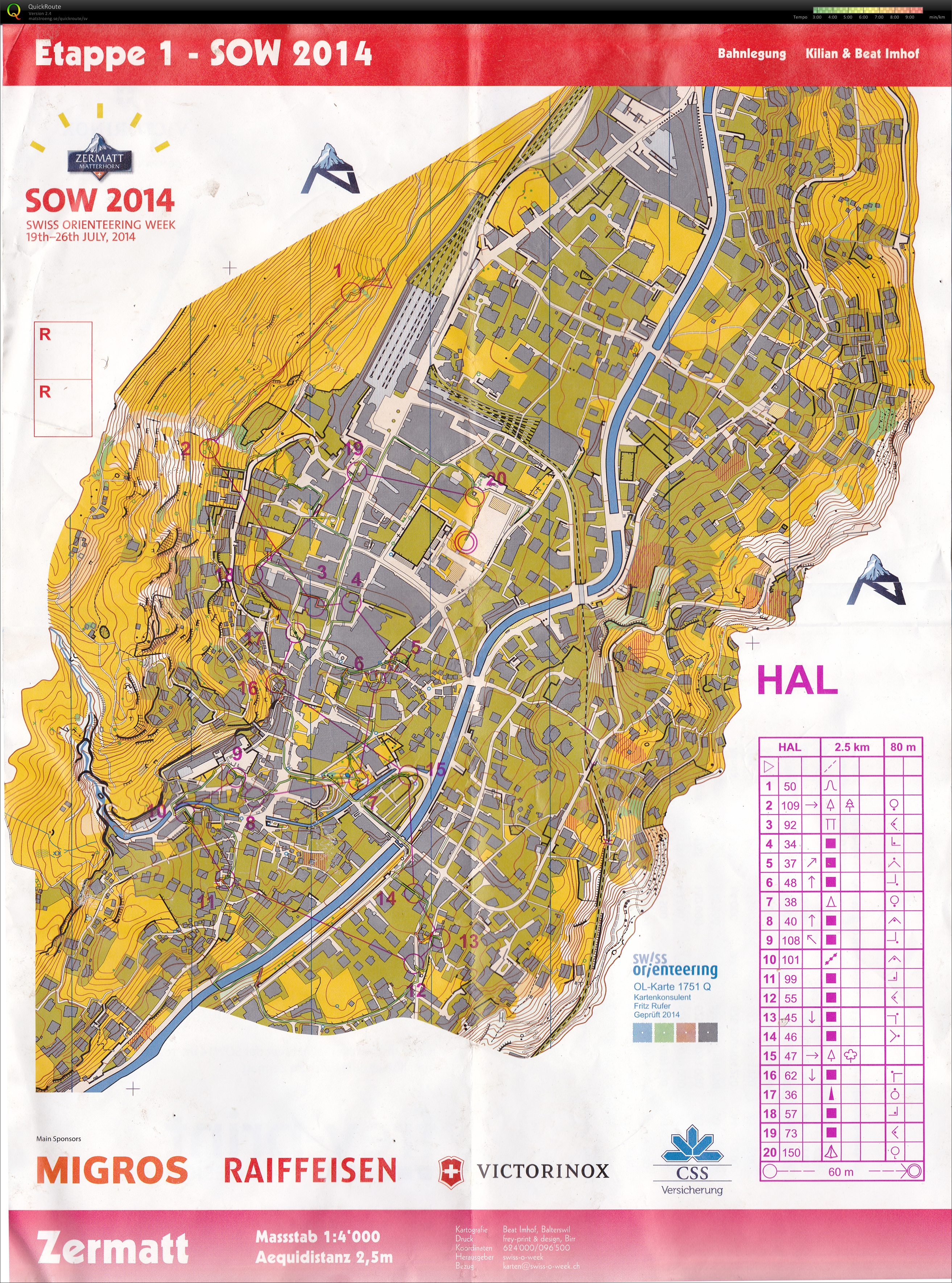 SOW 2014 E1/sprint Zermatt (HAL) (2014-07-20)